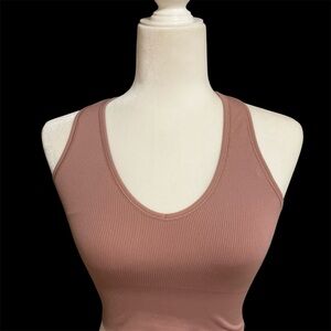 Athleta Pink Racerback Bra Too